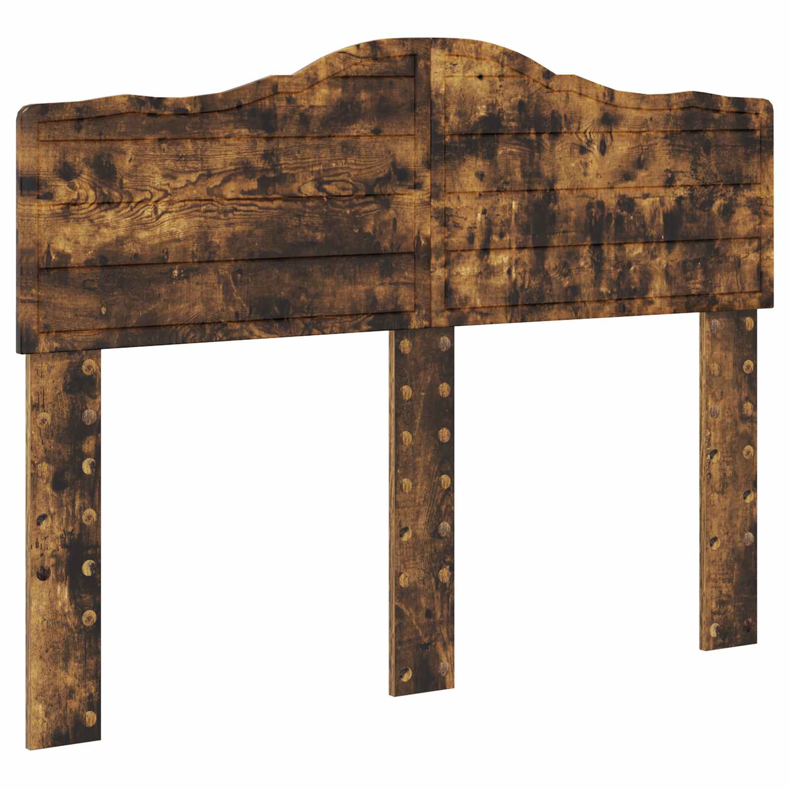 Opslag bed met lade Gerookt eiken 120 x 200 cm Bewerkt hout – afbeelding 7