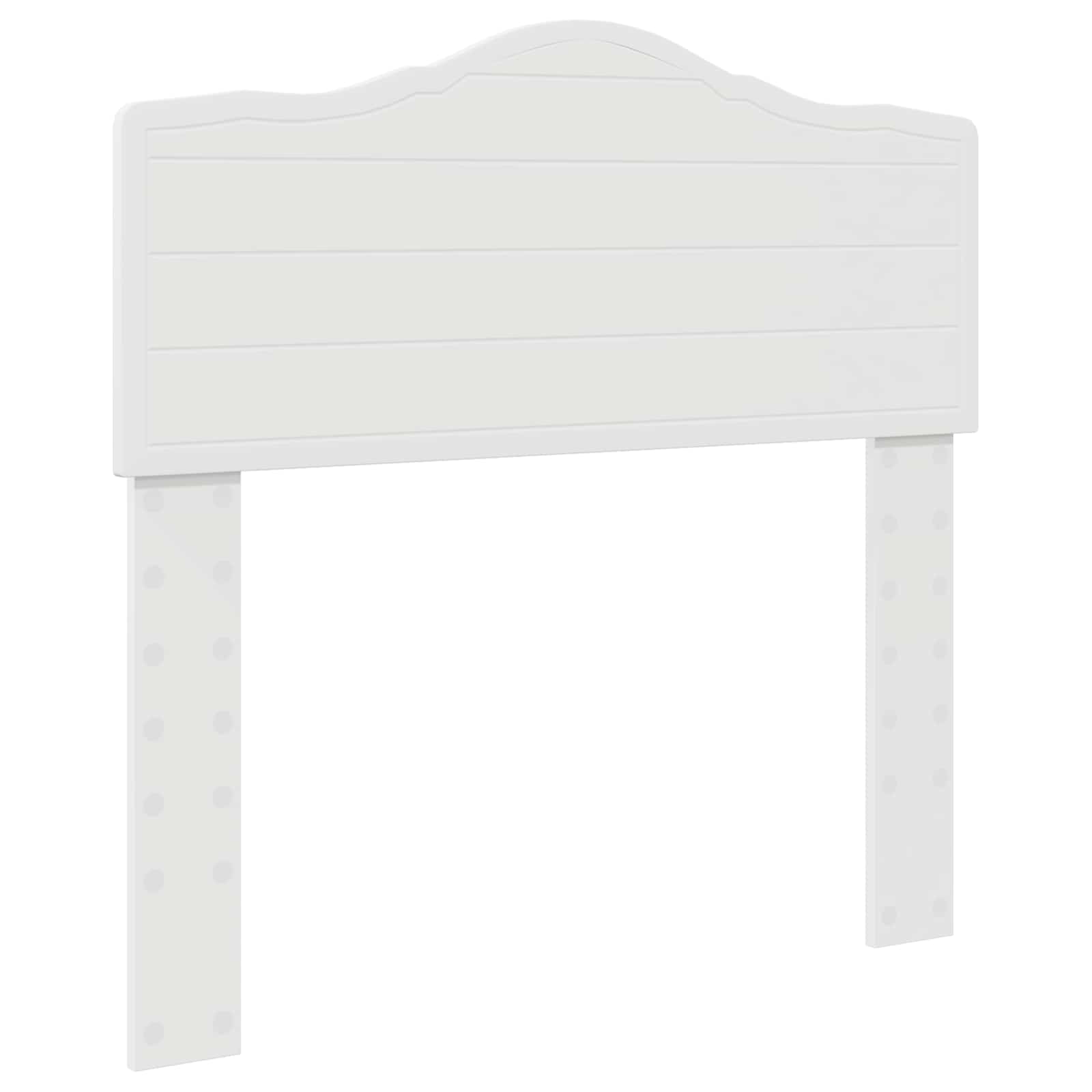 Opslag bed met hoofdeinde met lade Wit 90 x 190 cm Bewerkt hout – afbeelding 7
