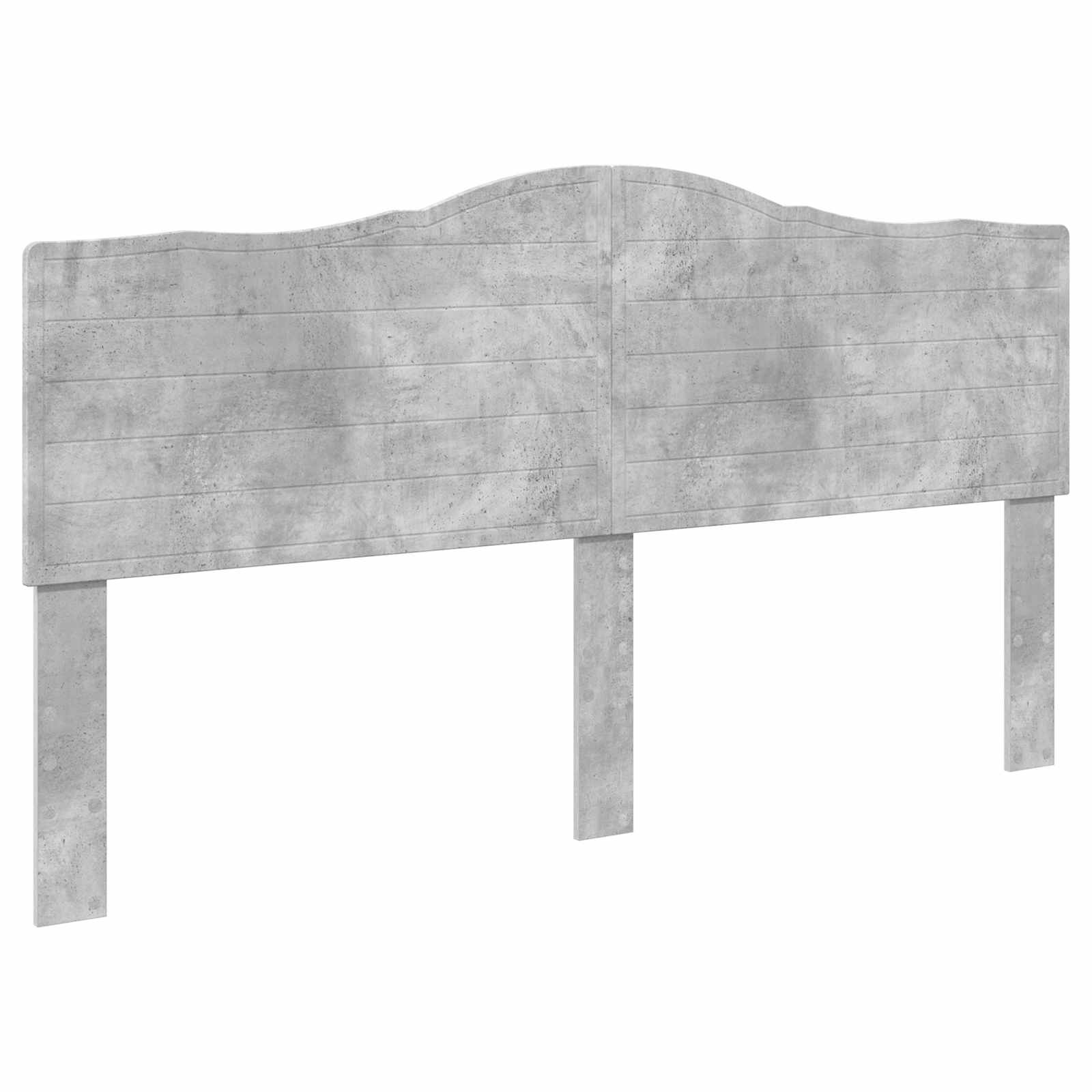 Opslag bed met hoofdeinde Beton Grijs 180 x 200 cm Bewerkt hout – afbeelding 7