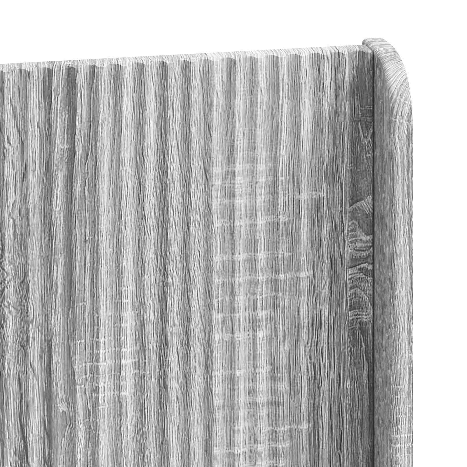 Bedframe met opbergruimte en hoofdbord Grijs Sonoma – afbeelding 8
