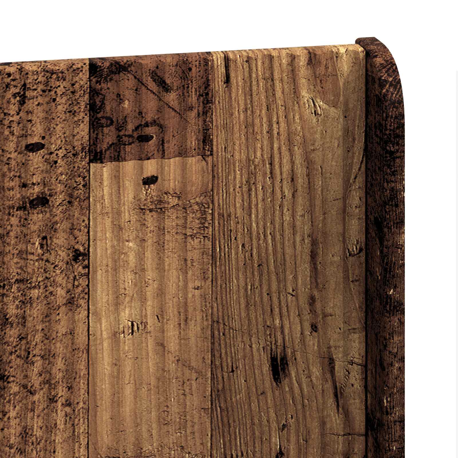 Bedframe met opbergruimte en hoofdbord Oud hout 120 x 190 cm – afbeelding 9