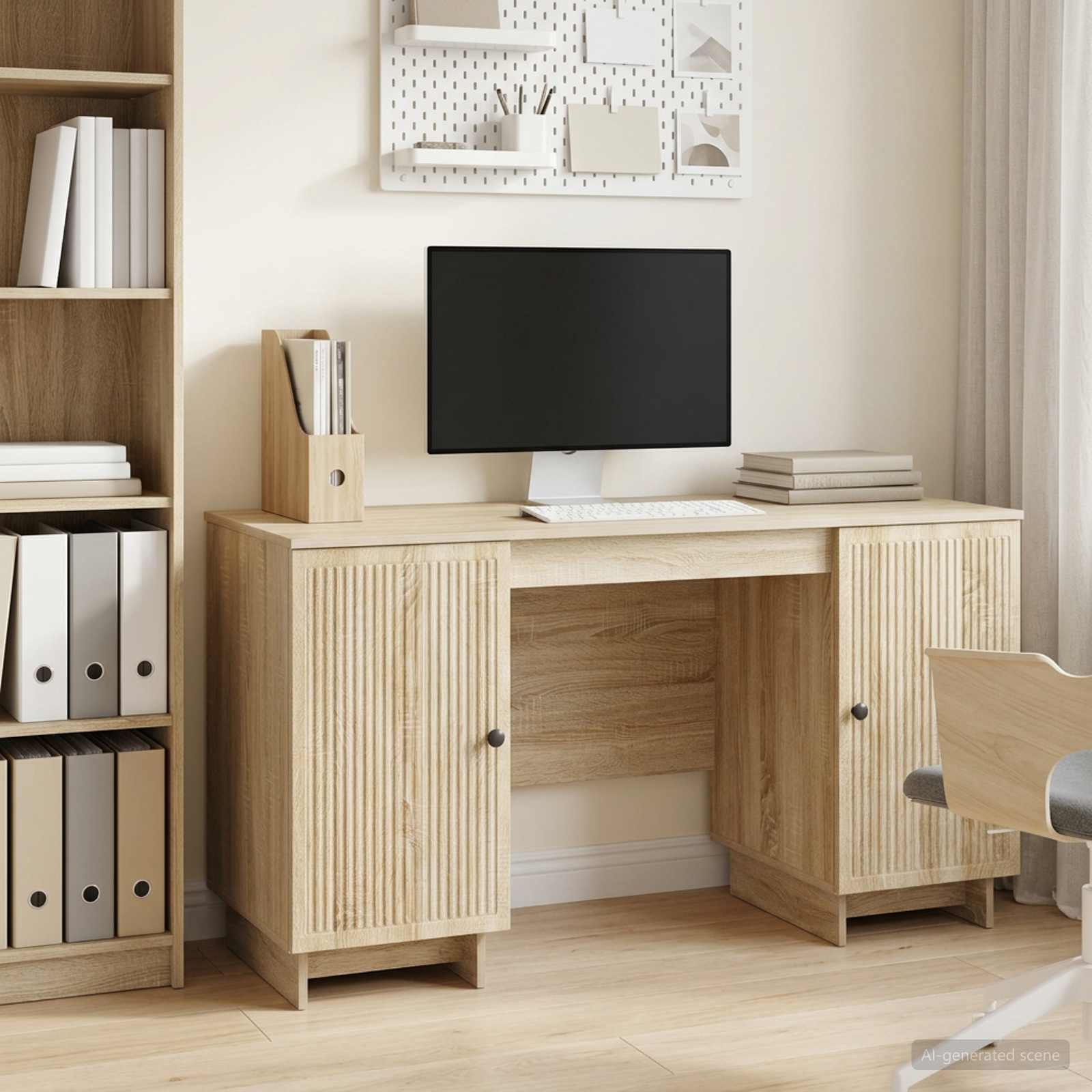 Bureau Sonoma Eiken Bewerkt hout 142,5 x 50 x 75 cm