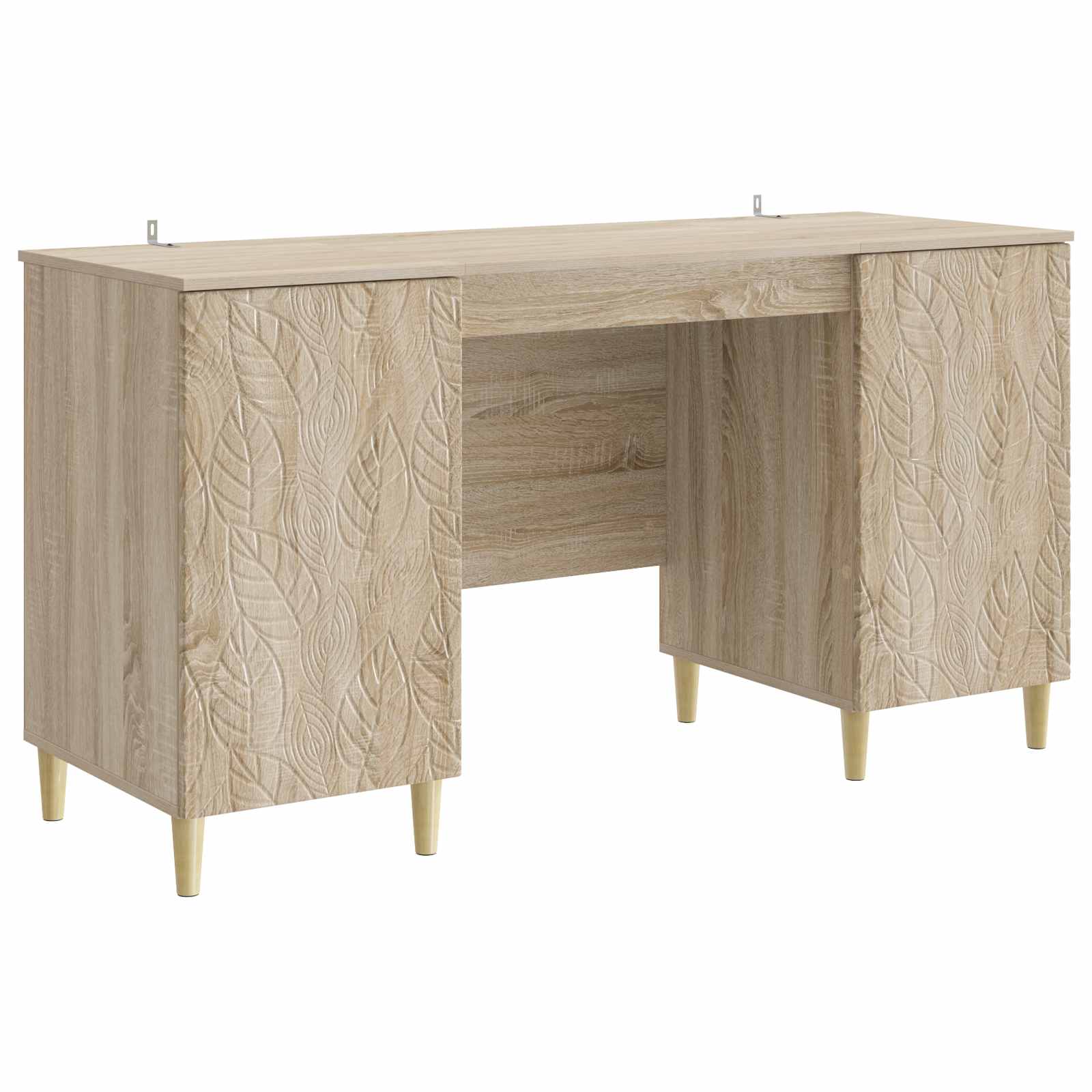 Bureau Sonoma Eiken Bewerkt hout 142,5 x 50 x 75 cm – afbeelding 2