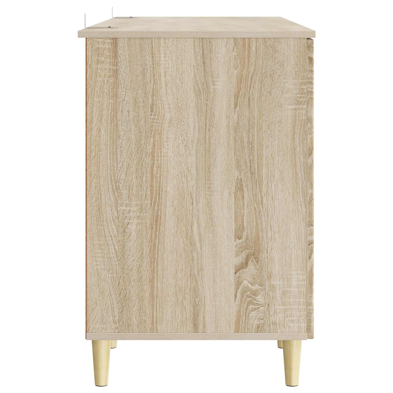 Bureau Sonoma Eiken Bewerkt hout 142,5 x 50 x 75 cm – afbeelding 5