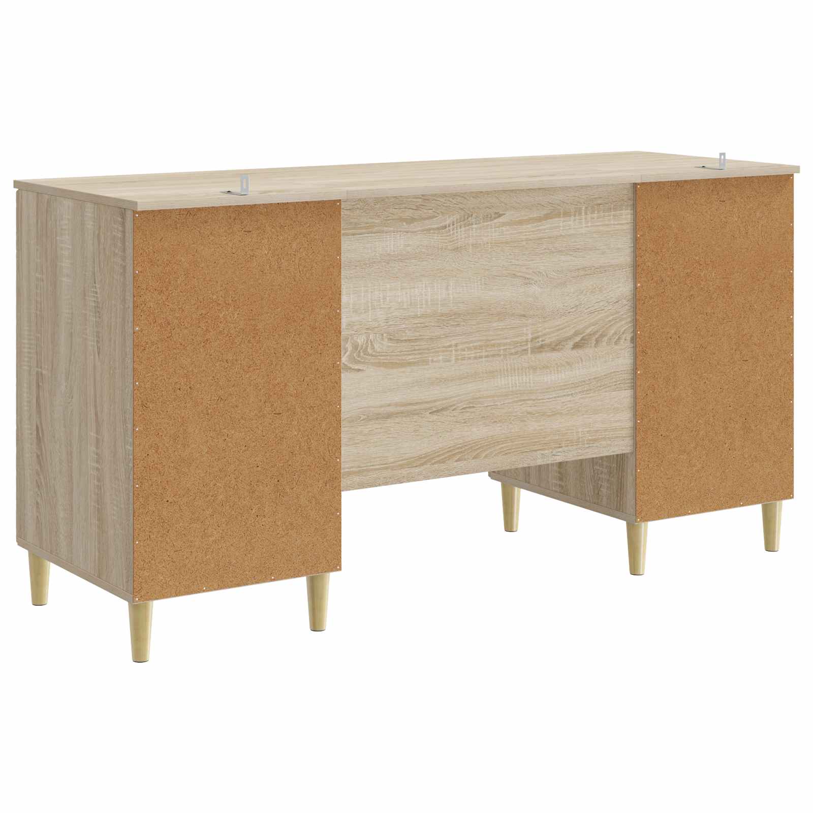 Bureau Sonoma Eiken Bewerkt hout 142,5 x 50 x 75 cm – afbeelding 6
