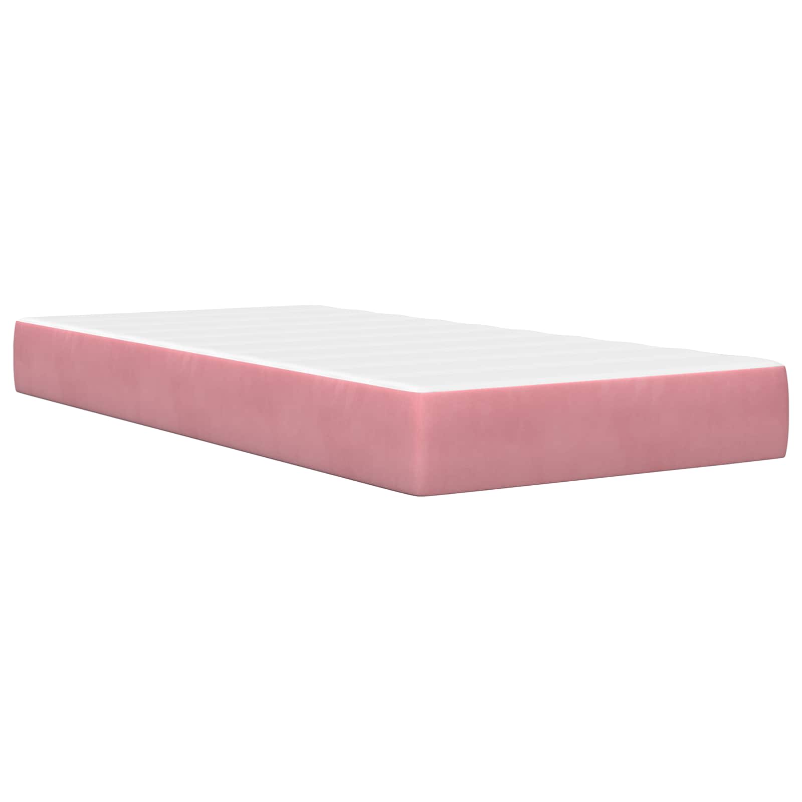 Bedframe met hoofdeinde Roze 90 x 190 cm Fluweel – afbeelding 5