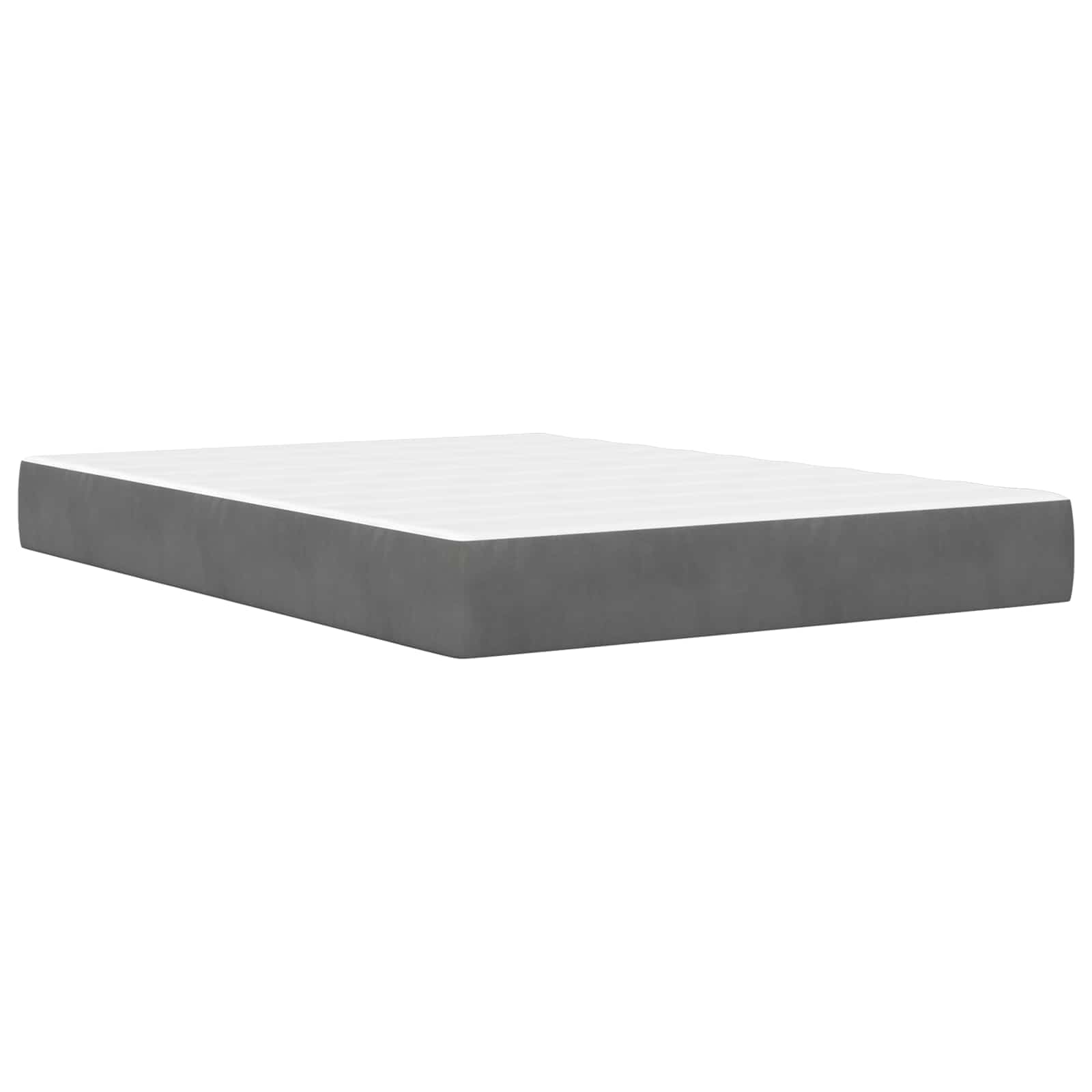 Bedframe met hoofdeinde Donkergrijs 120 x 190 cm Fluweel – afbeelding 5