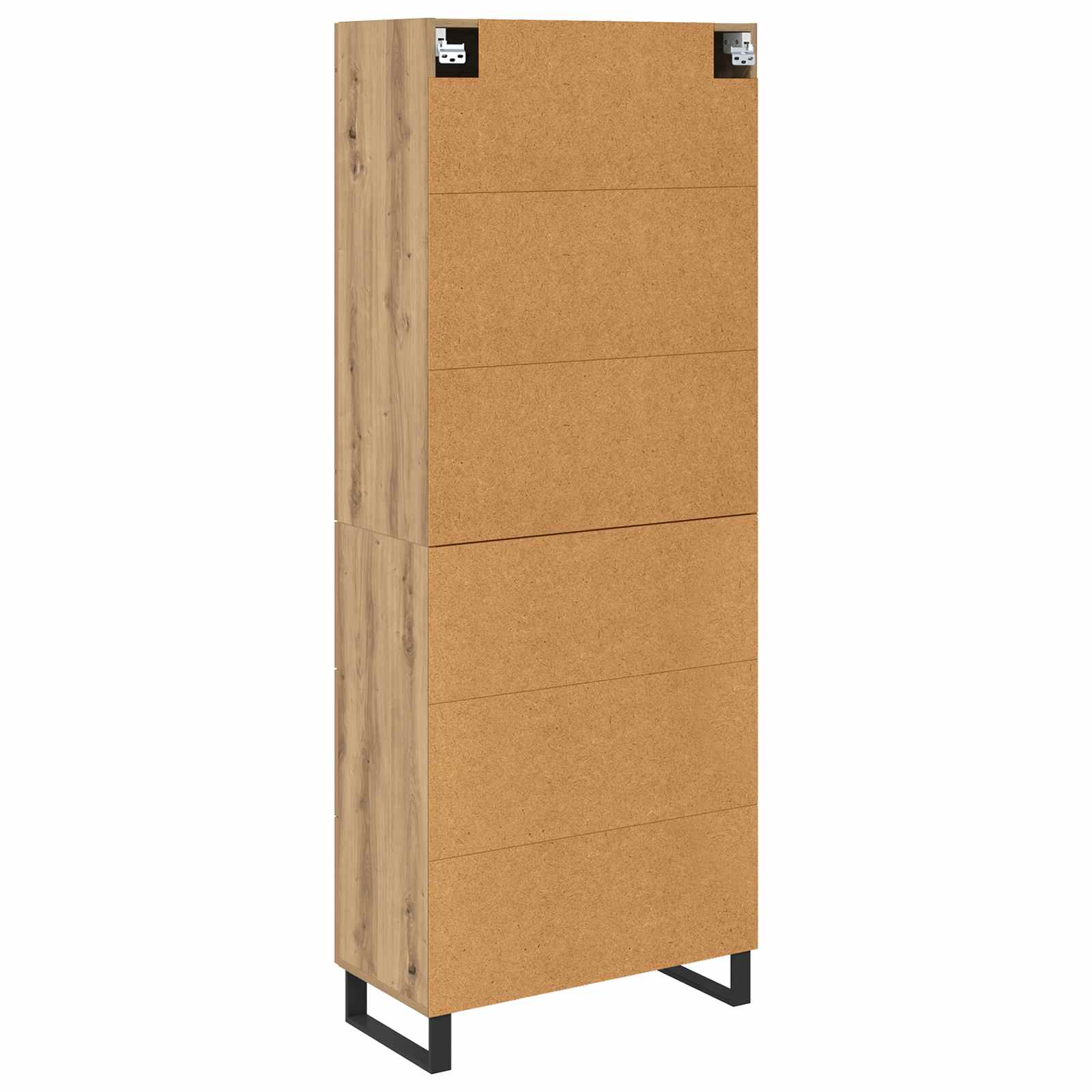 Hoge kast Artisan Eiken 69,5 x 34 x 180 cm Bewerkt hout – afbeelding 10