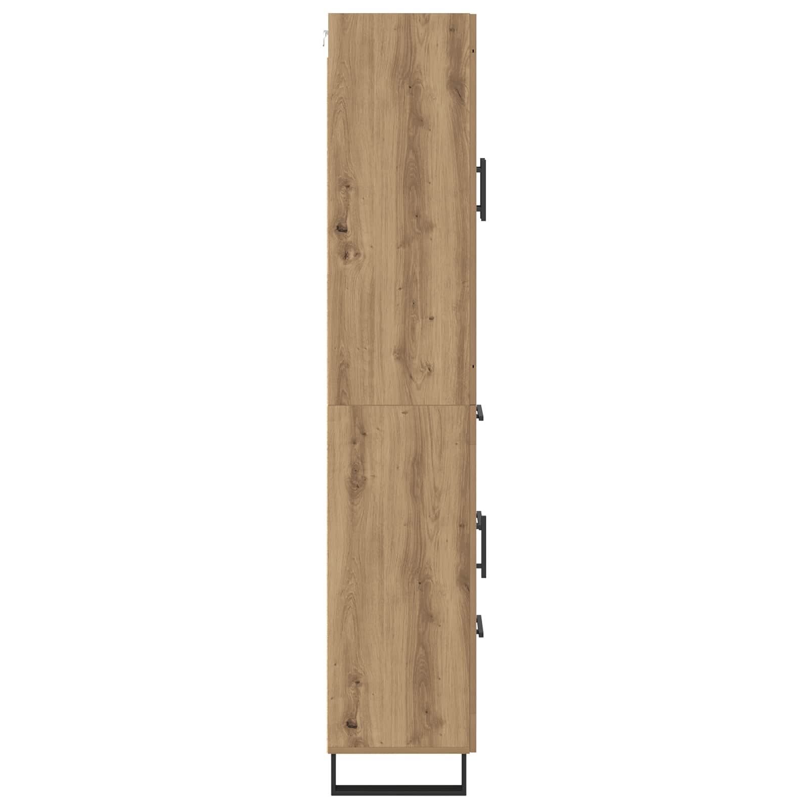 Hoge kast Artisan Eiken 69,5 x 34 x 180 cm Bewerkt hout – afbeelding 9