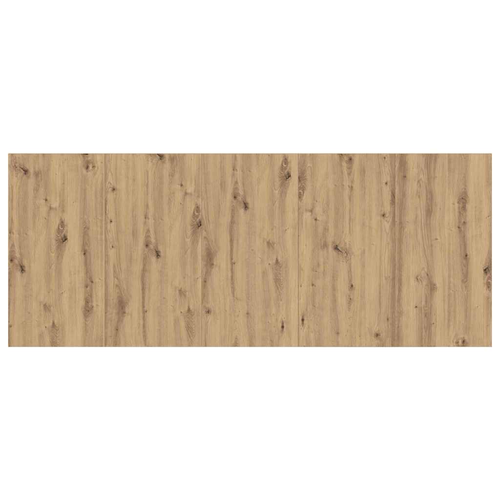 Hoofdbord Met Kast 3 st Artisan Eiken Bewerkt hout – afbeelding 5