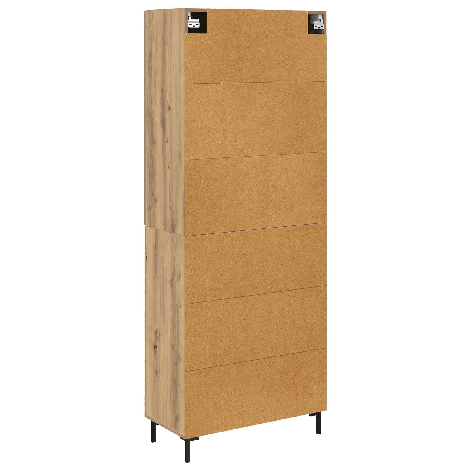 Highboard Artisan Eiken 69,5 x 34 x 180 cm Bewerkt hout – afbeelding 10