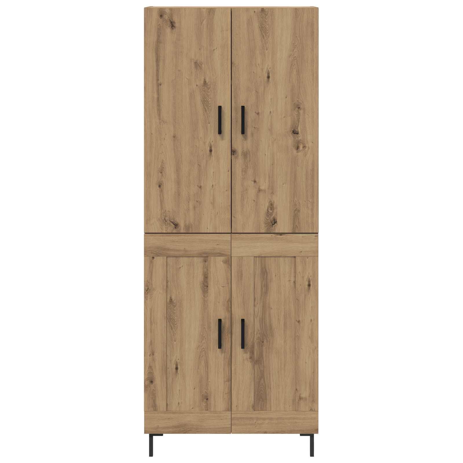 Highboard Artisan Eiken 69,5 x 34 x 180 cm Bewerkt hout – afbeelding 8
