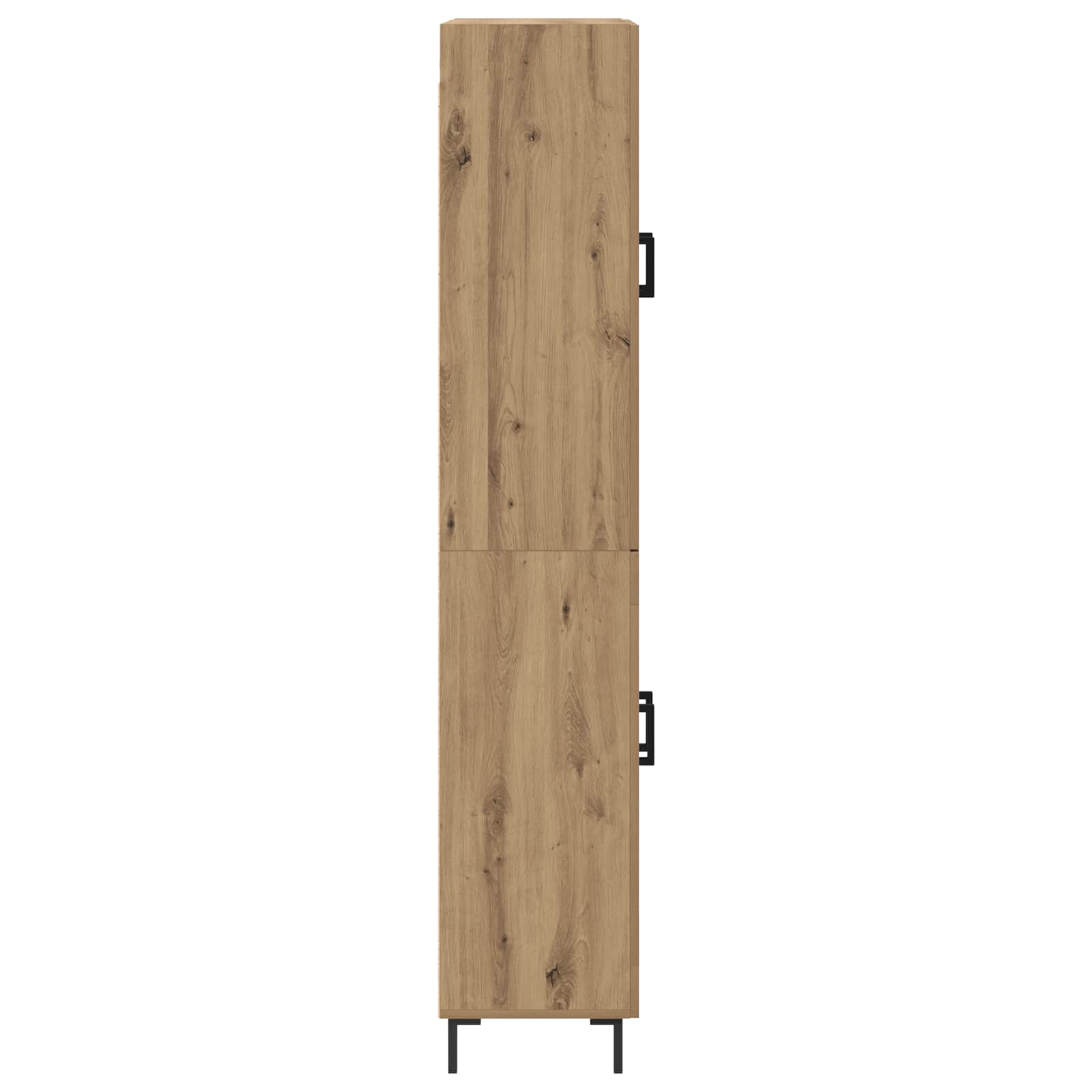 Highboard Artisan Eiken 69,5 x 34 x 180 cm Bewerkt hout – afbeelding 9