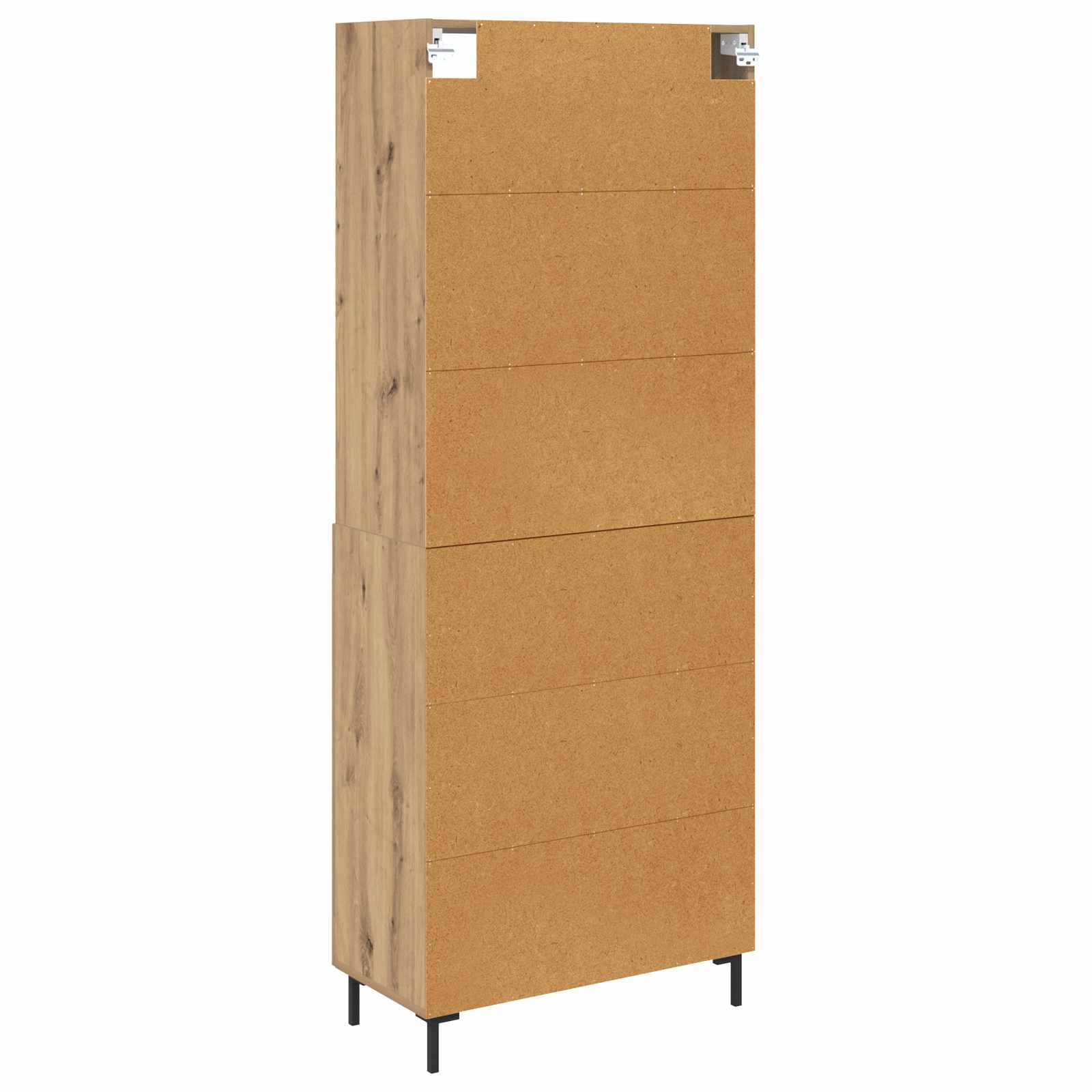 Hoge kast Artisan Eiken 69,5 x 34 x 180 cm Bewerkt hout – afbeelding 10