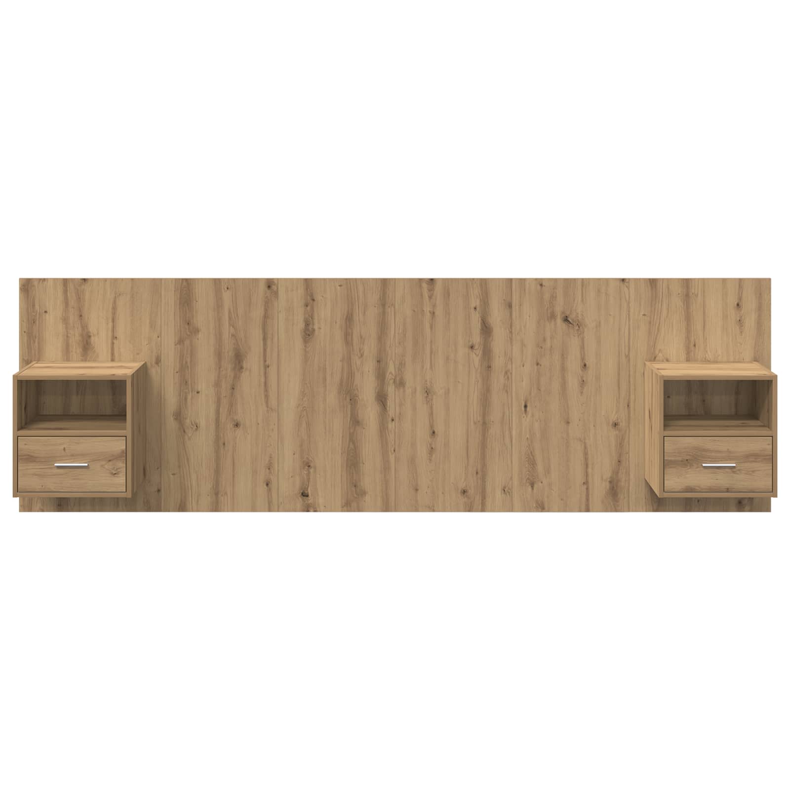 Hoofdbord Met Kast met lade 3 pcs Artisan Eiken Bewerkt hout – afbeelding 7