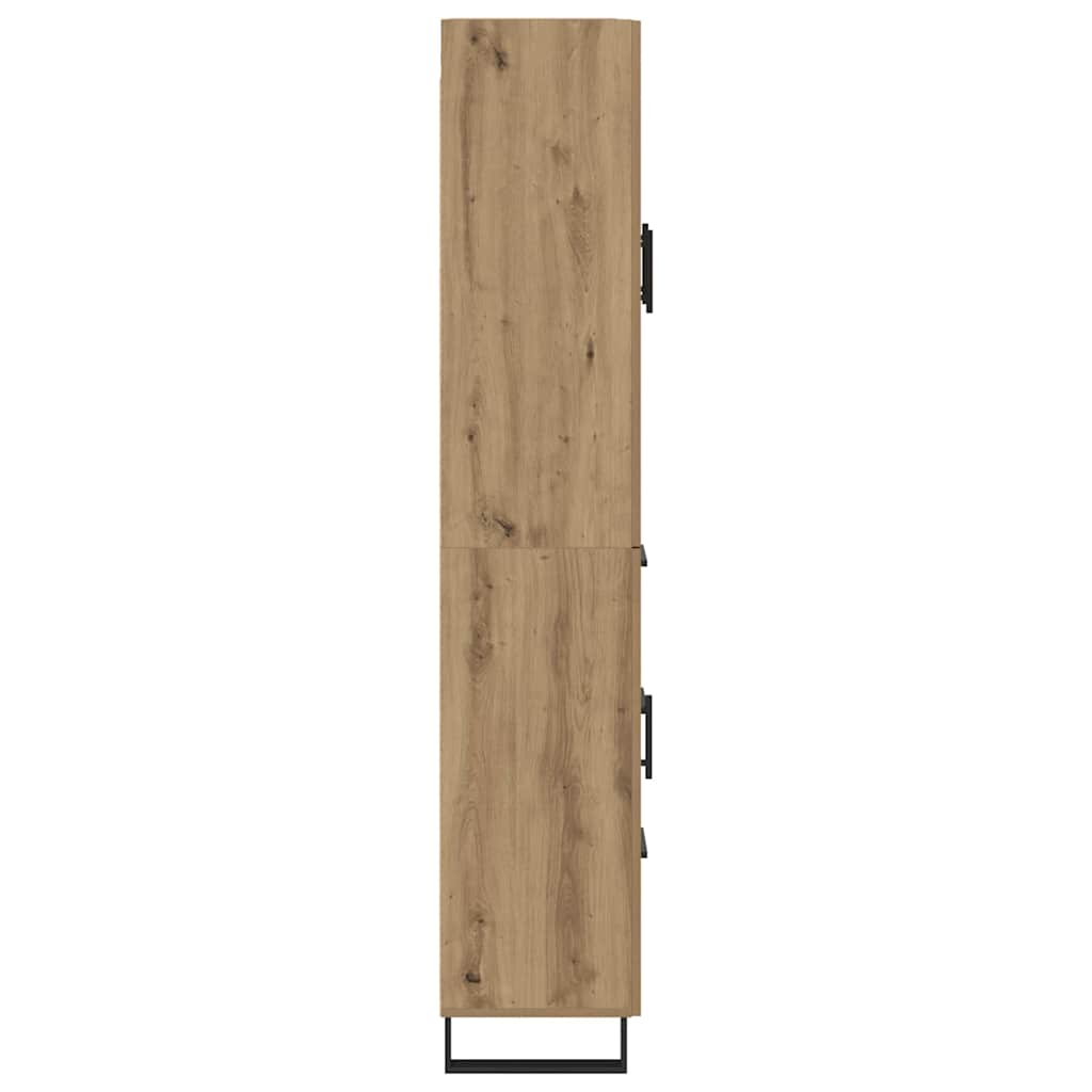 Hoge kast met lade 2 pcs Artisan Eiken 69,5 x 34 x 180 cm – afbeelding 9