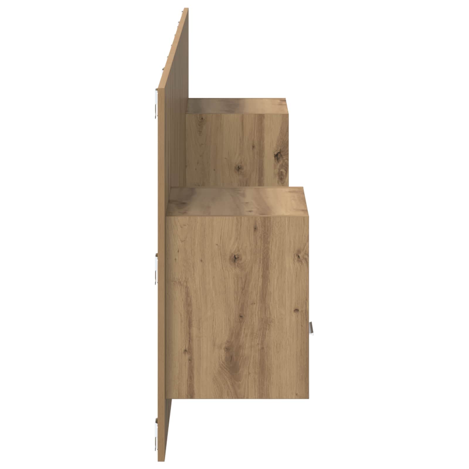 Hoofdbord Met Kast 3 st Artisan Eiken Bewerkt hout – afbeelding 8