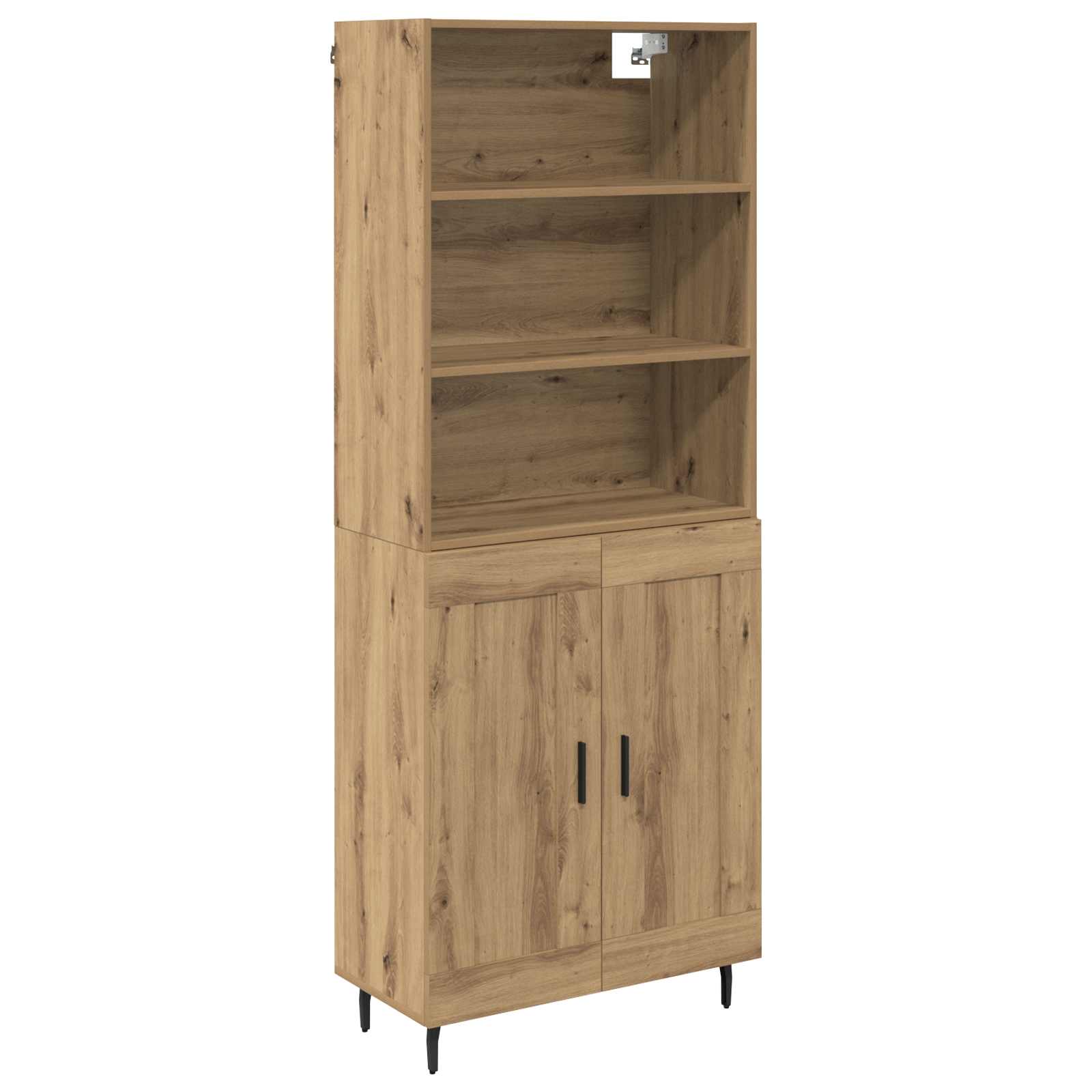 Hoge kast Artisan Eiken 69,5 x 34 x 180 cm – afbeelding 2