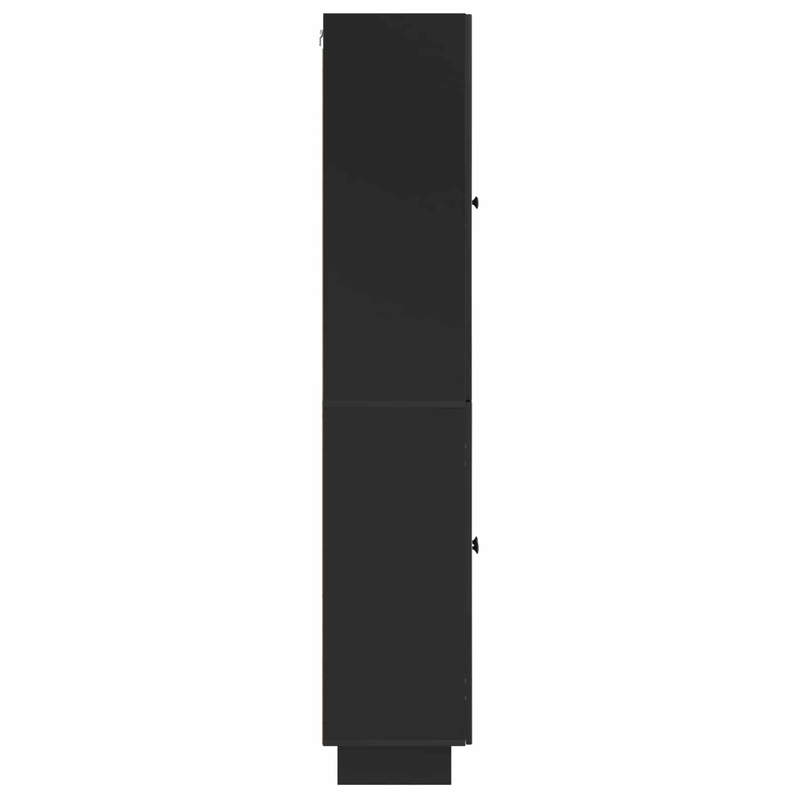 Kastenset 2 pcs Zwart 66 x 34,5 x 90 cm Bewerkt hout – afbeelding 6