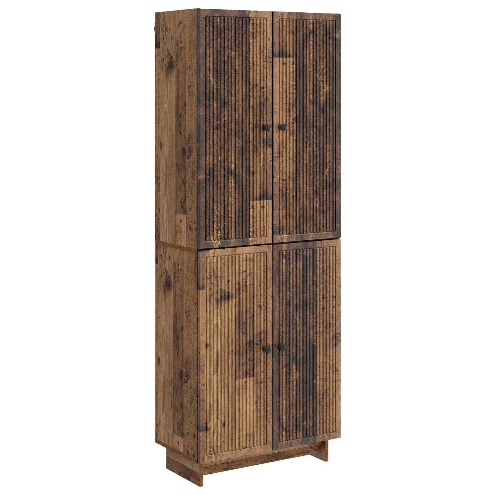 Kastenset 2 pcs Oud hout 66 x 34,5 x 90 cm Bewerkt hout – afbeelding 2