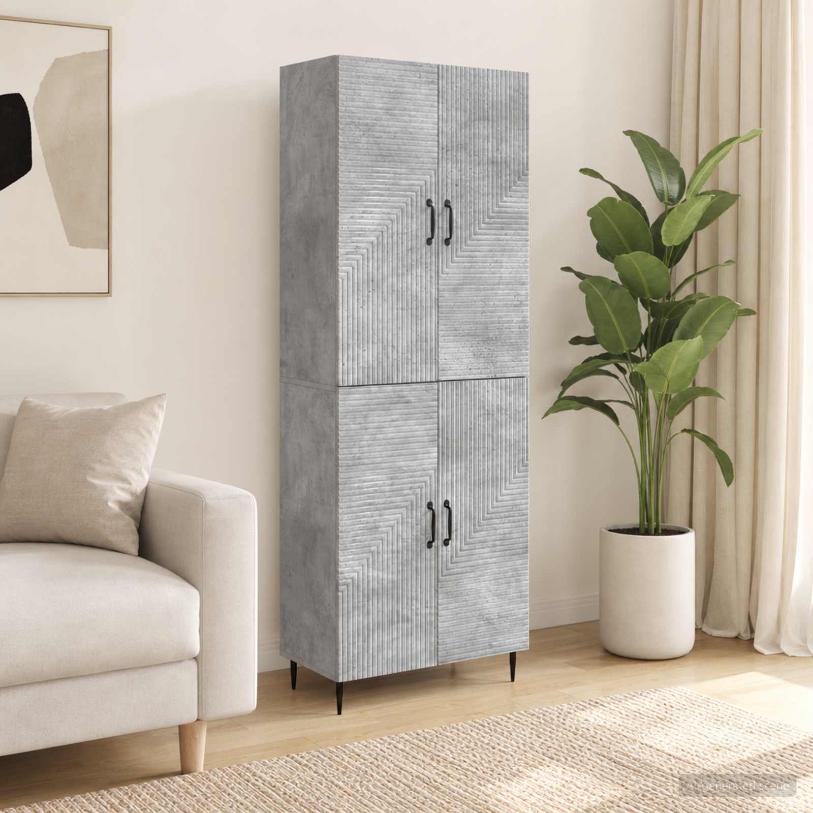 Kastenset 2 pcs 66 x 34,5 x 89,5 cm Bewerkt hout
