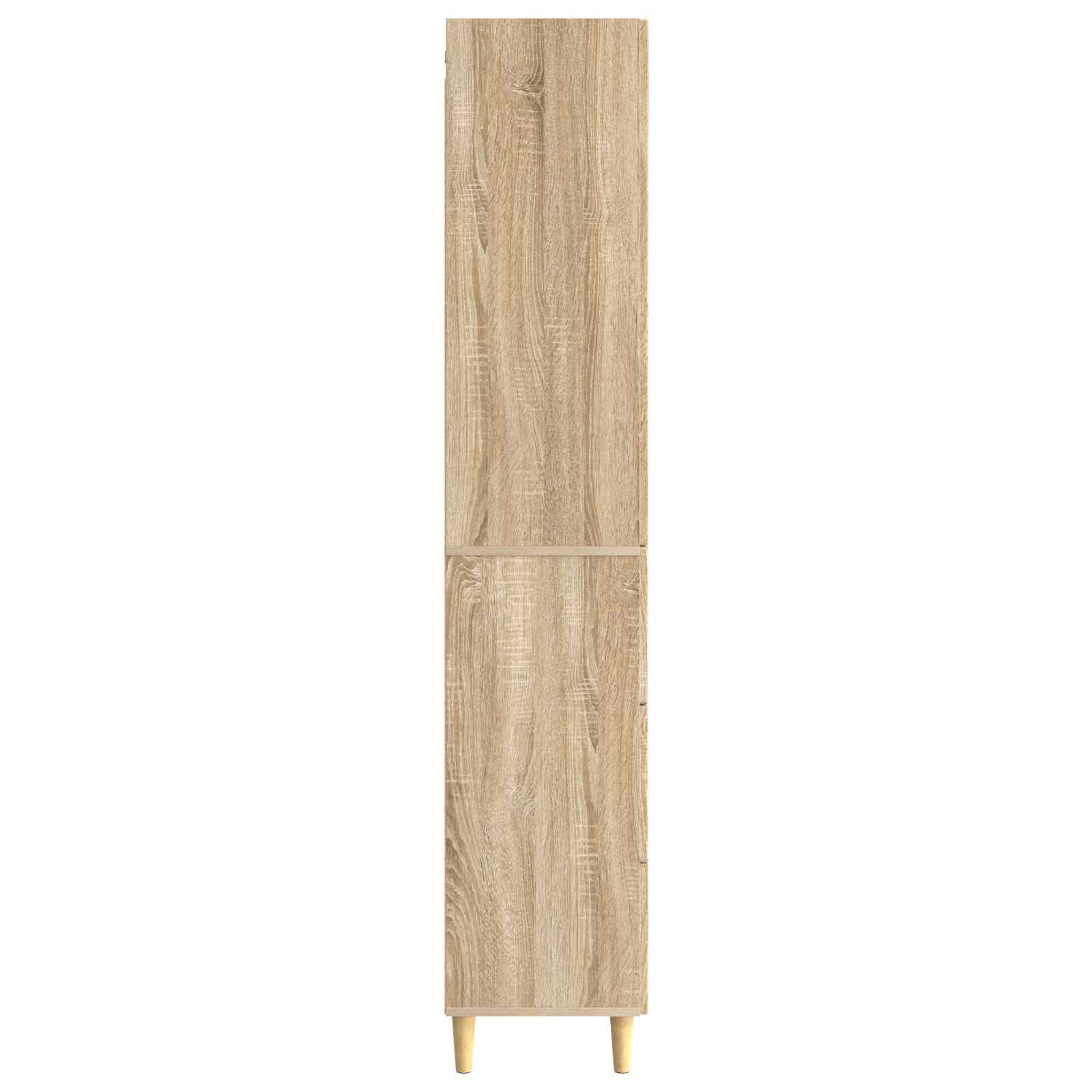Kastenset 2 pcs Sonoma Eiken 66 x 34,5 x 90 cm Bewerkt hout – afbeelding 6