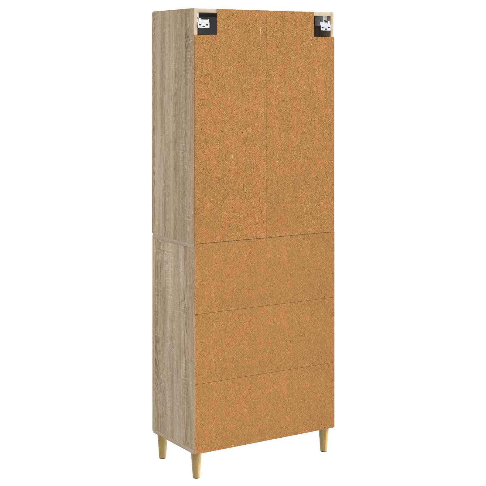 Kastenset 2 pcs Sonoma Eiken 66 x 34,5 x 90 cm Bewerkt hout – afbeelding 7