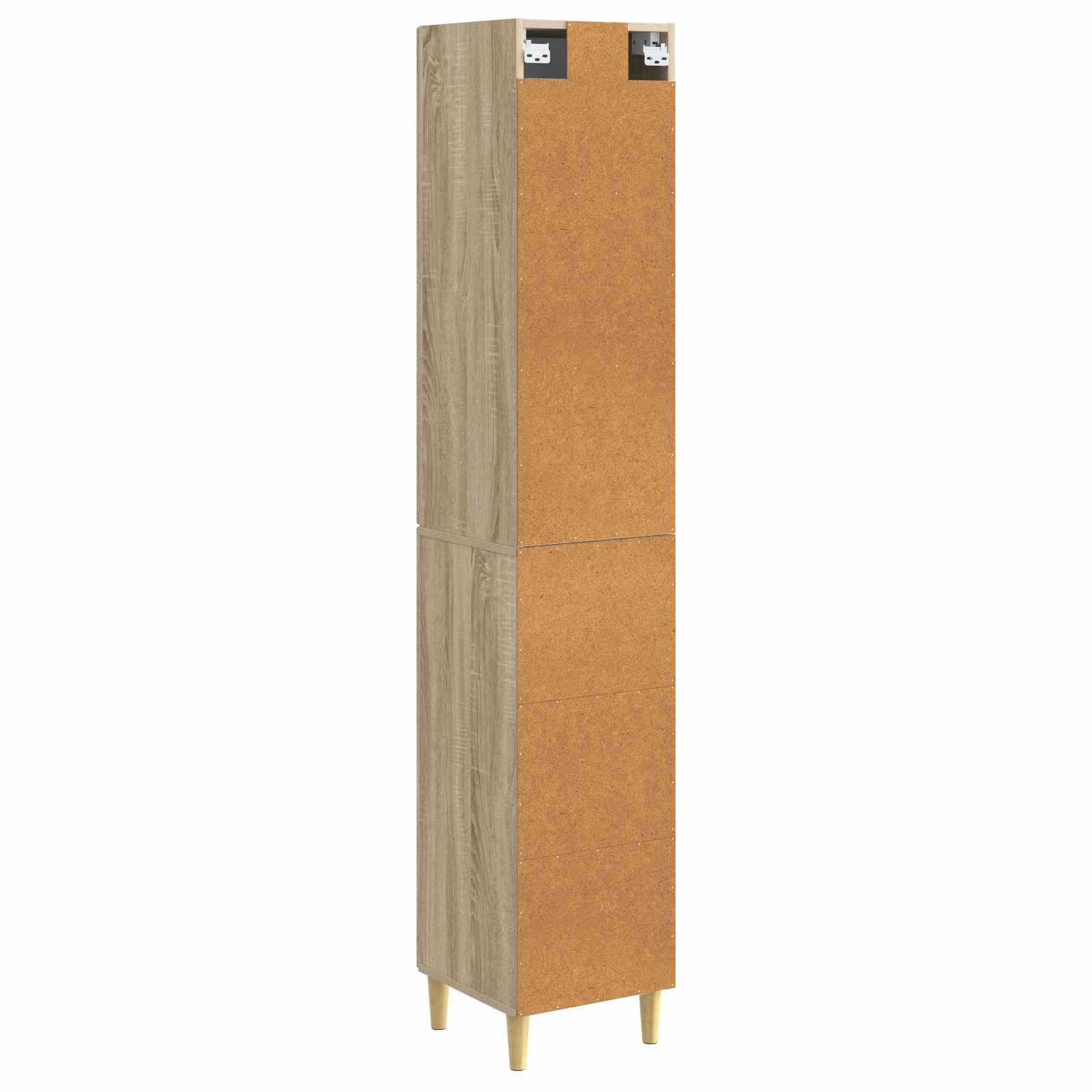 Kastenset 2 pcs Sonoma Eiken 33 x 34,5 x 90 cm Bewerkt hout – afbeelding 7