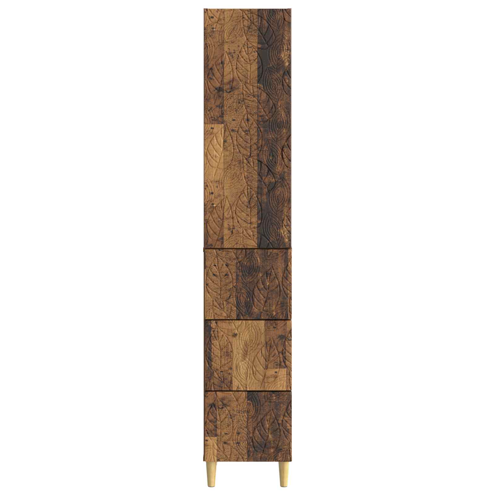 Kastenset 2 pcs Oud hout 33 x 34,5 x 90 cm Bewerkt hout – afbeelding 5