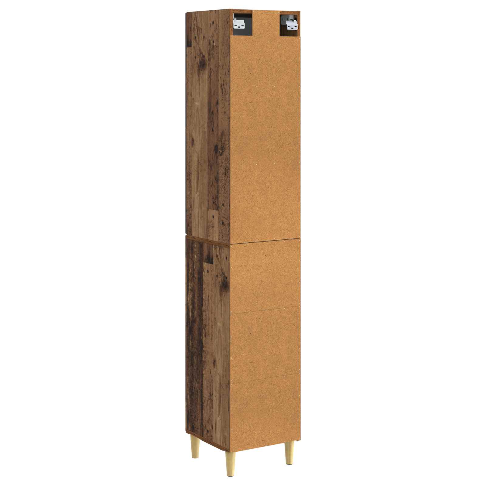 Kastenset 2 pcs Oud hout 33 x 34,5 x 90 cm Bewerkt hout – afbeelding 7