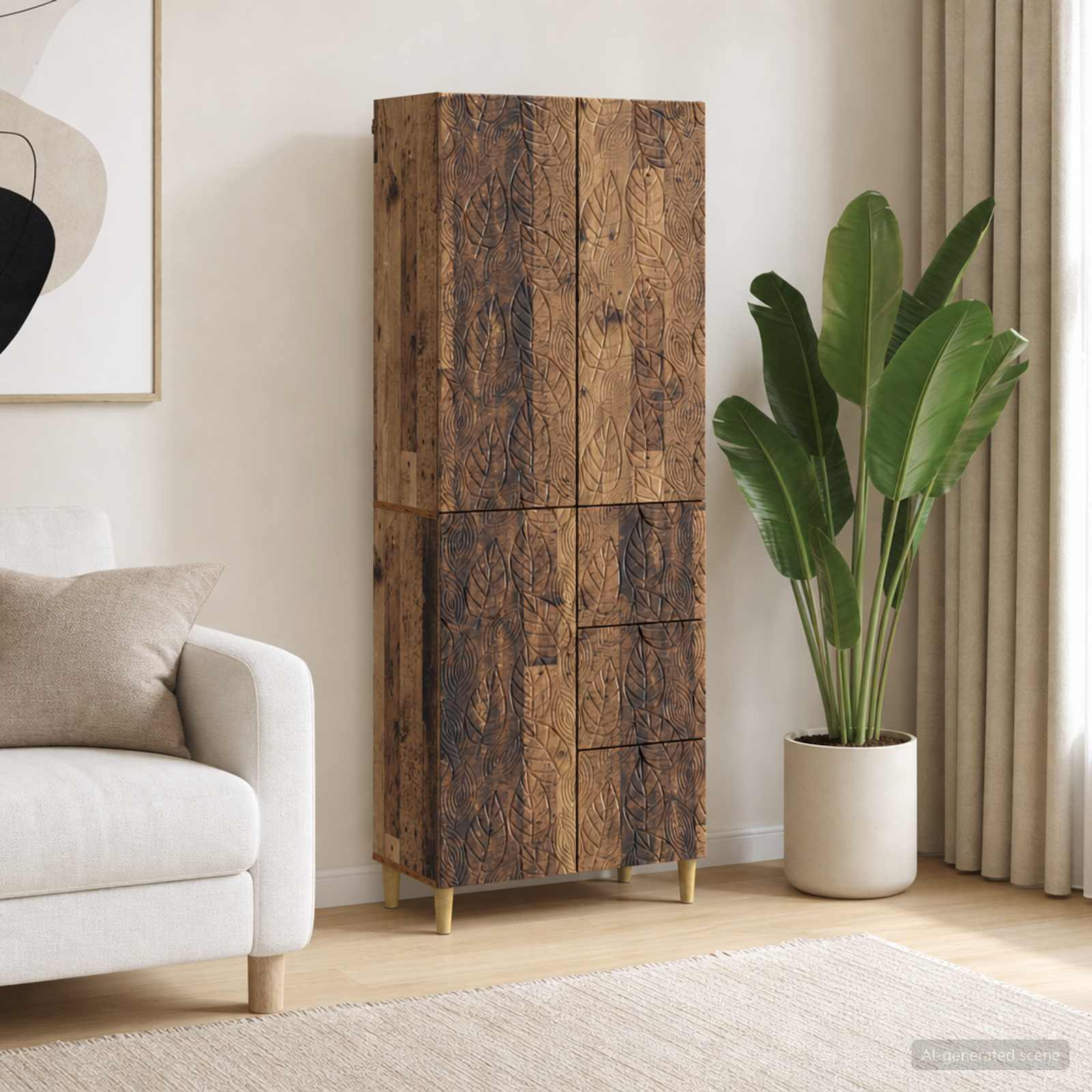 2 pcs Oud hout