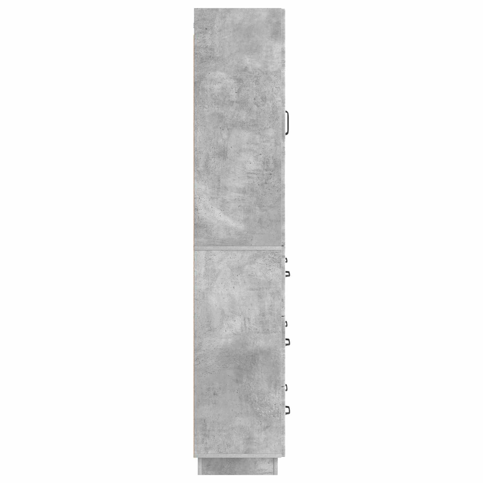 Kastenset 2 pcs Betongrijs 66 x 34,5 x 87 cm Bewerkt hout – afbeelding 6