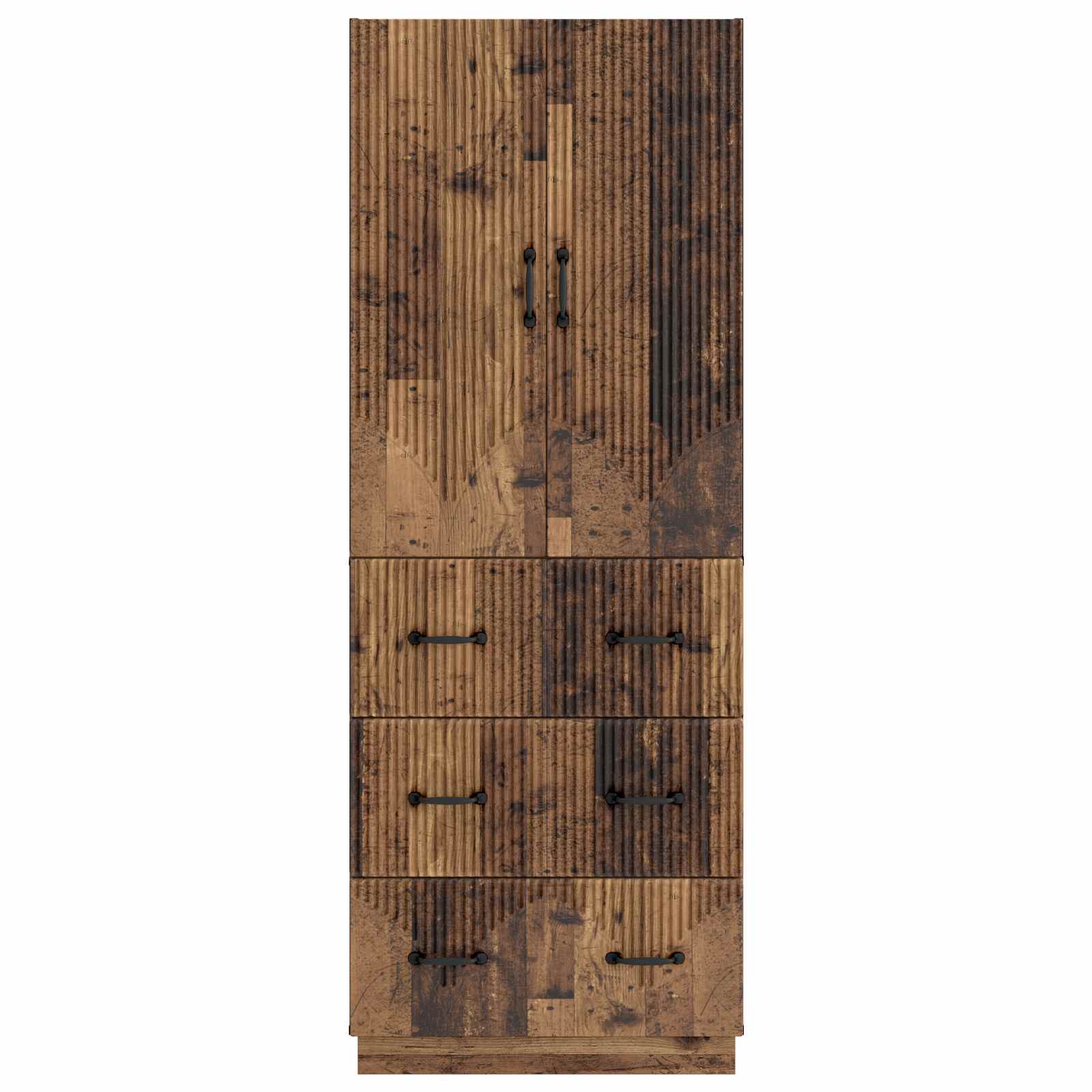 Kastenset 2 pcs Oud hout 66 x 34,5 x 87 cm Bewerkt hout – afbeelding 5