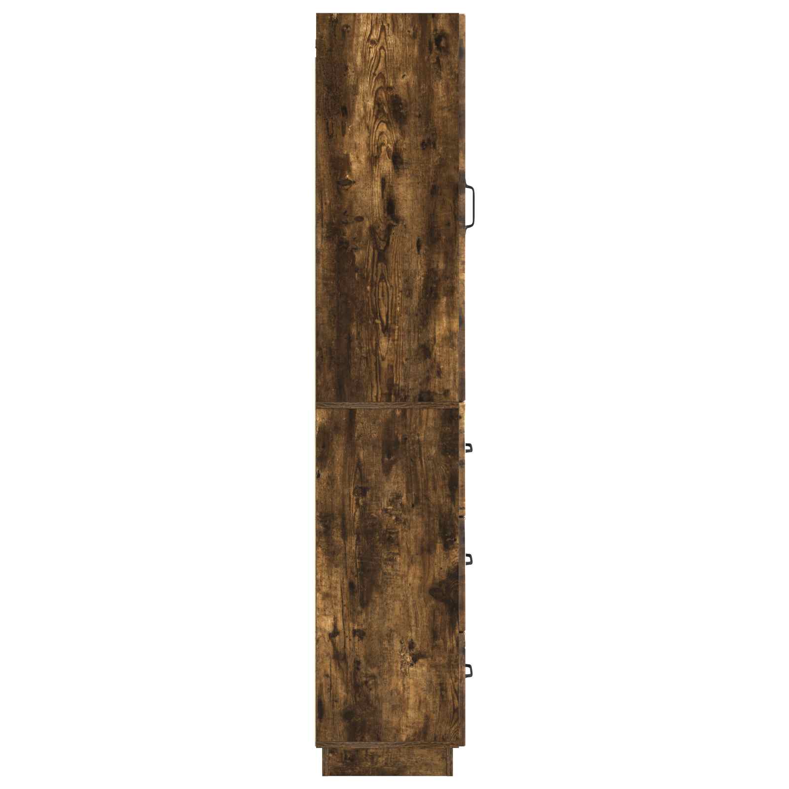 Kastenset 2 pcs Gerookt eiken 33 x 34,5 x 87 cm Bewerkt hout – afbeelding 6