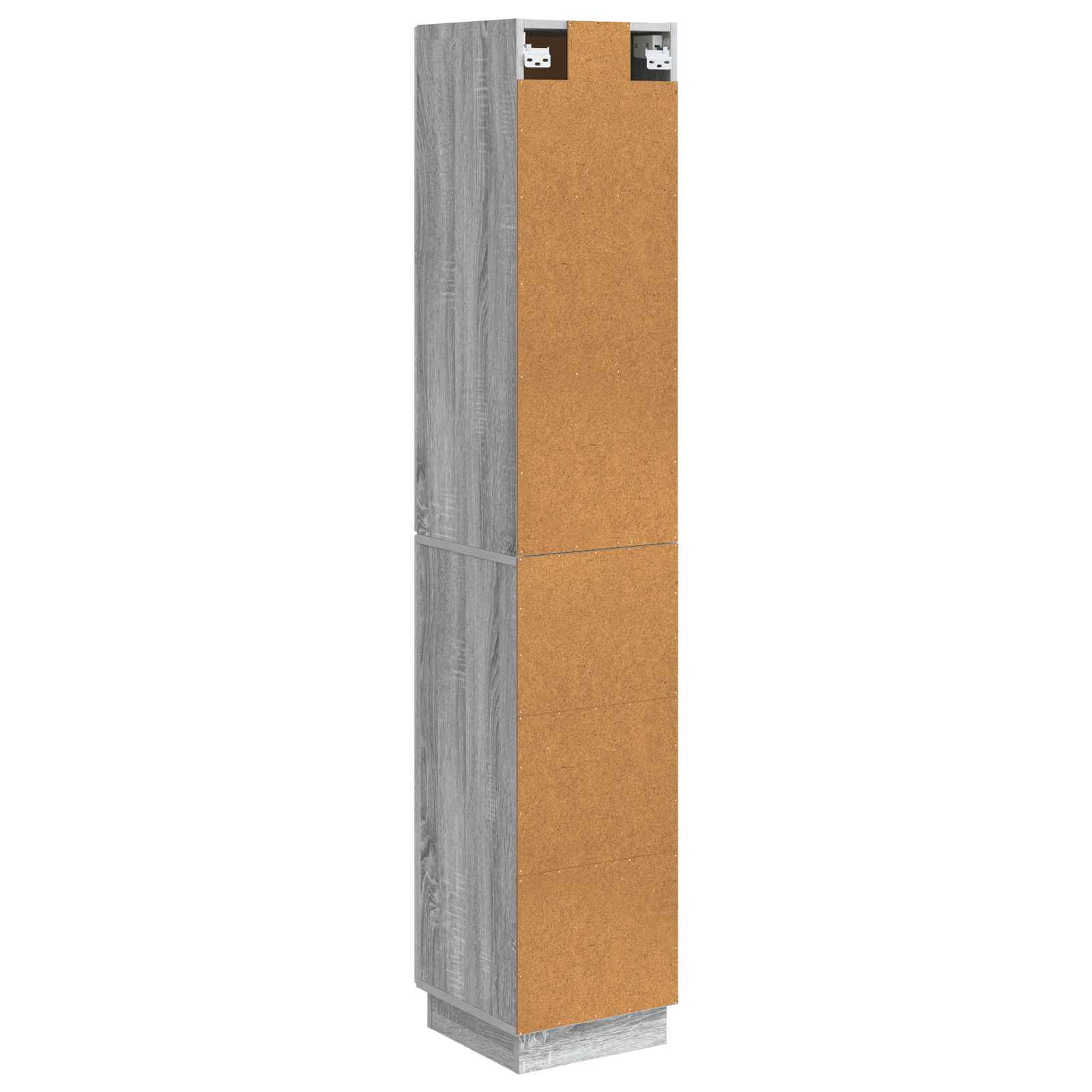 Kastenset 2 pcs Grijs Sonoma 33 x 34,5 x 87 cm Bewerkt hout – afbeelding 7