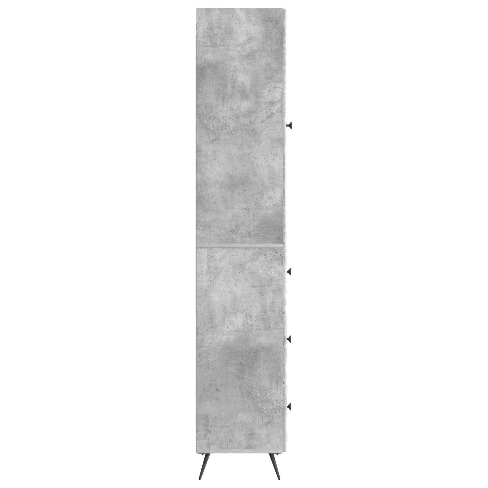 Kastenset 2 pcs Betongrijs 34,5 x 34,5 x 90 cm Bewerkt hout – afbeelding 6