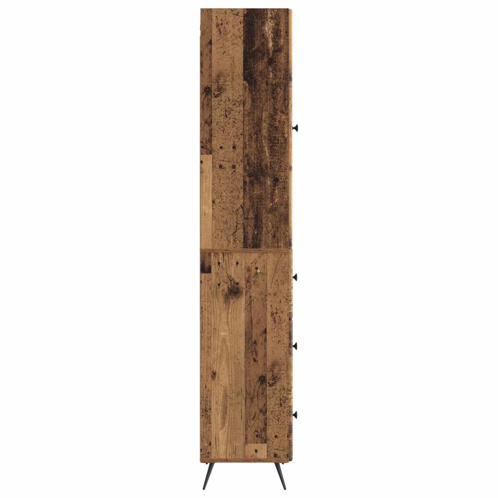 Kastenset 2 pcs Oud hout 34,5 x 34,5 x 90 cm Bewerkt hout – afbeelding 6