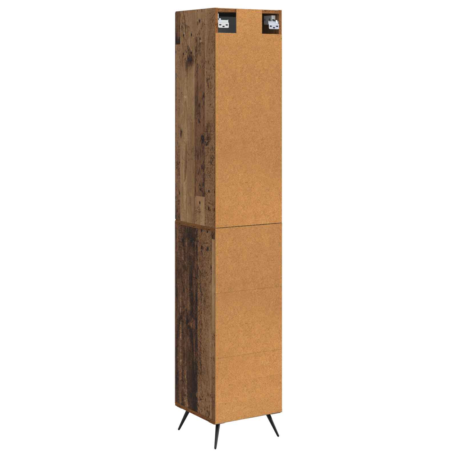 Kastenset 2 pcs Oud hout 34,5 x 34,5 x 90 cm Bewerkt hout – afbeelding 7