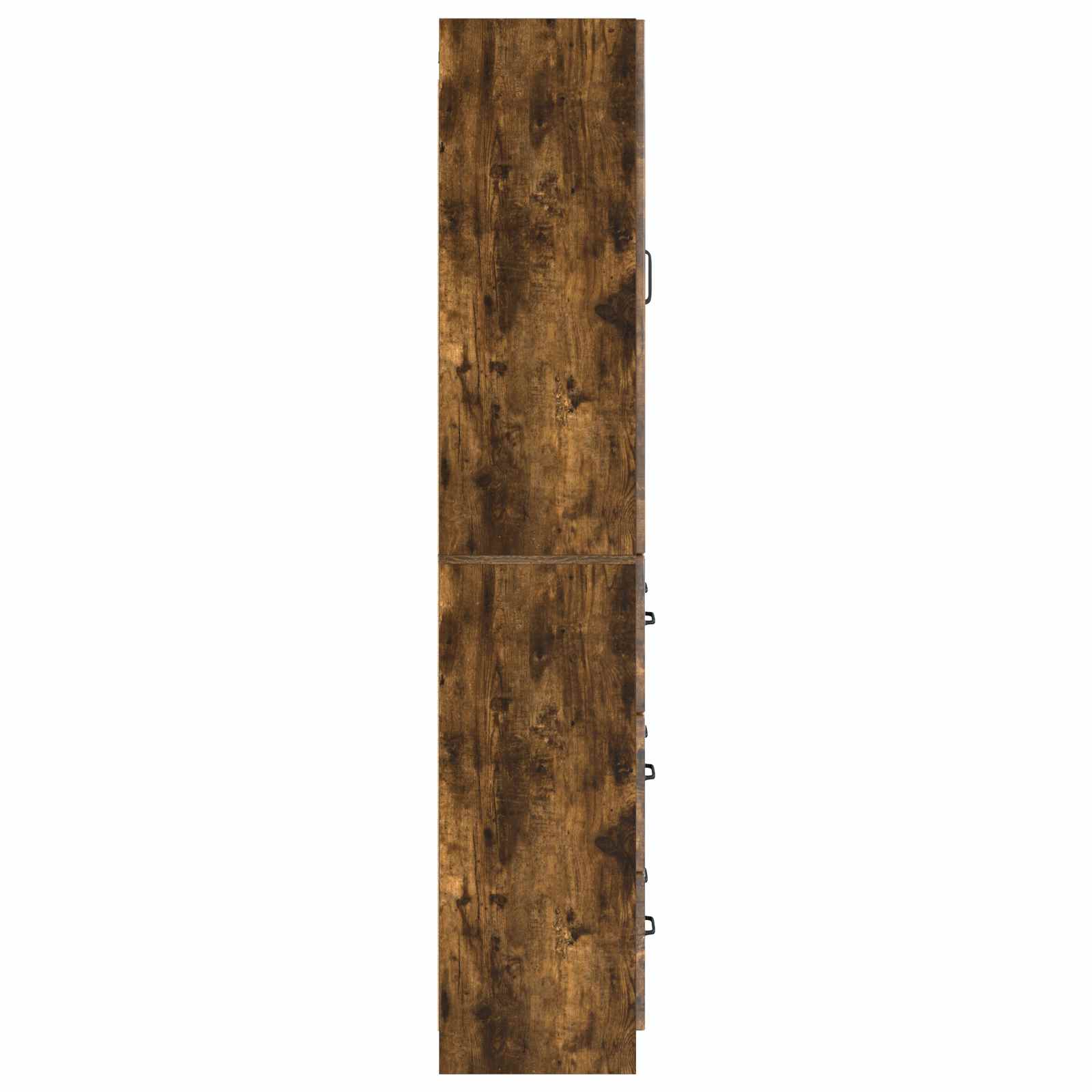 Kastenset 2 pcs Gerookt eiken 66 x 34,5 x 87 cm Bewerkt hout – afbeelding 6