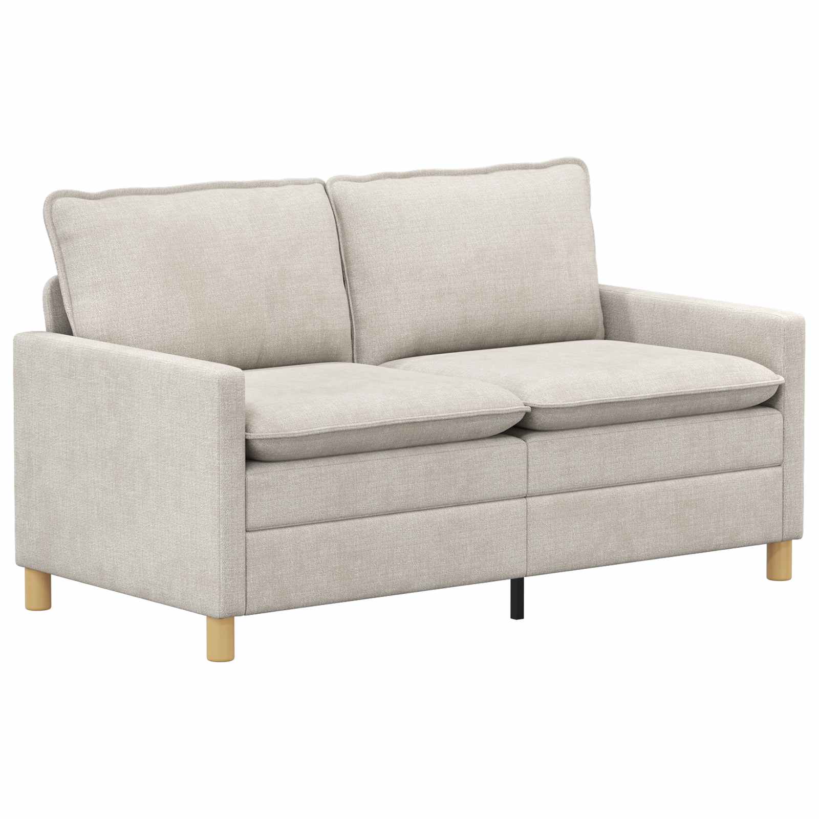 Bankstel 2 pcs Crèmekleurig Polyester – afbeelding 4