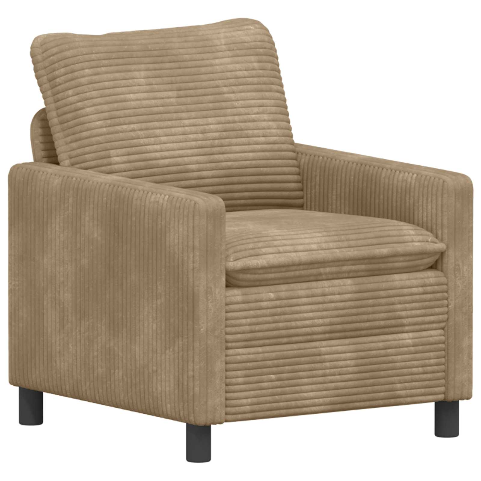 Bankstel 2 pcs Taupe Polyester – afbeelding 3