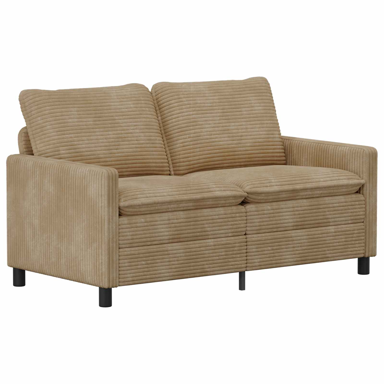 Bankstel 2 pcs Taupe Polyester – afbeelding 4