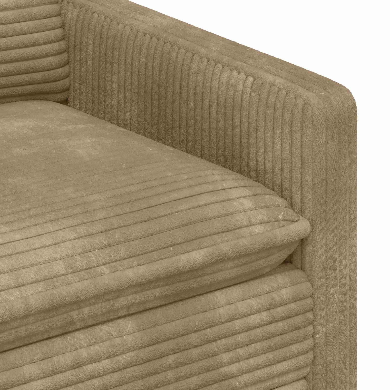 Bankstel 2 pcs Taupe Polyester – afbeelding 5