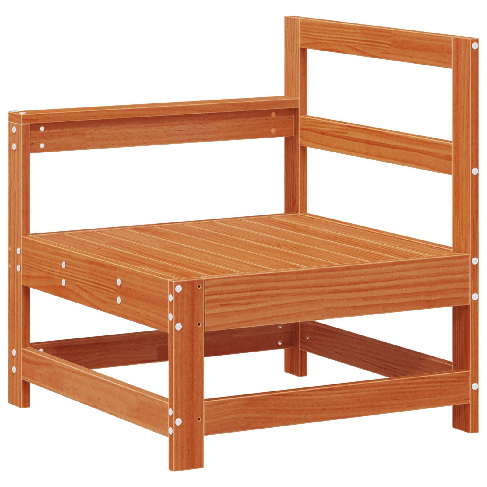 Tuin loungeset 6 pcs Wasbruin Massief grenenhout – afbeelding 3