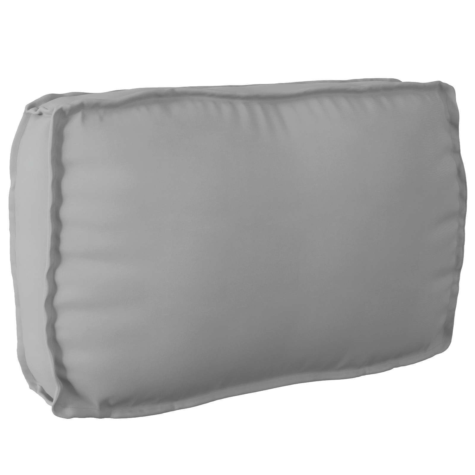 Bankstel met kussen Effen 2 pcs Grijs Massief Acaciahout – afbeelding 8