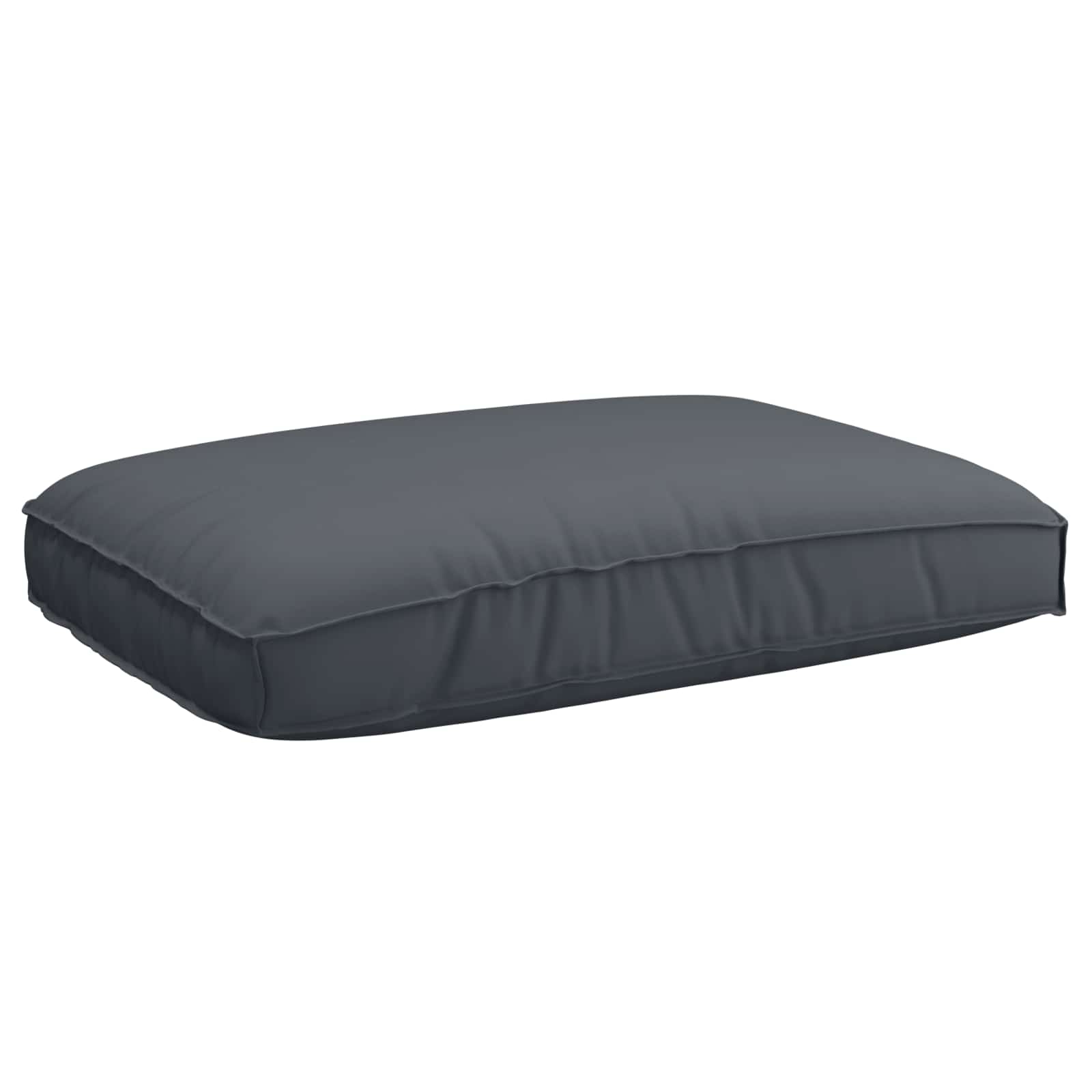 Bankstel met kussen Effen 2 pcs Antraciet Massief Acaciahout – afbeelding 5