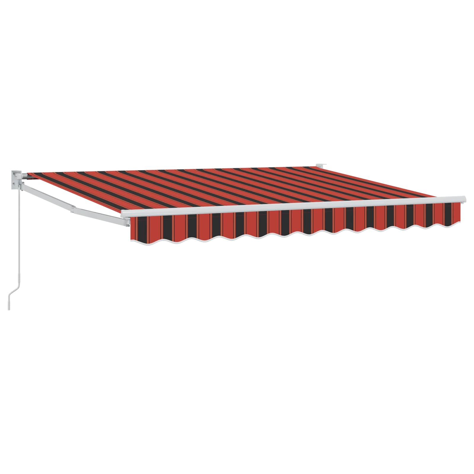 Uitschuifbare luifel Oranje, Zwart en Geel 3,5 x 2 m – afbeelding 2