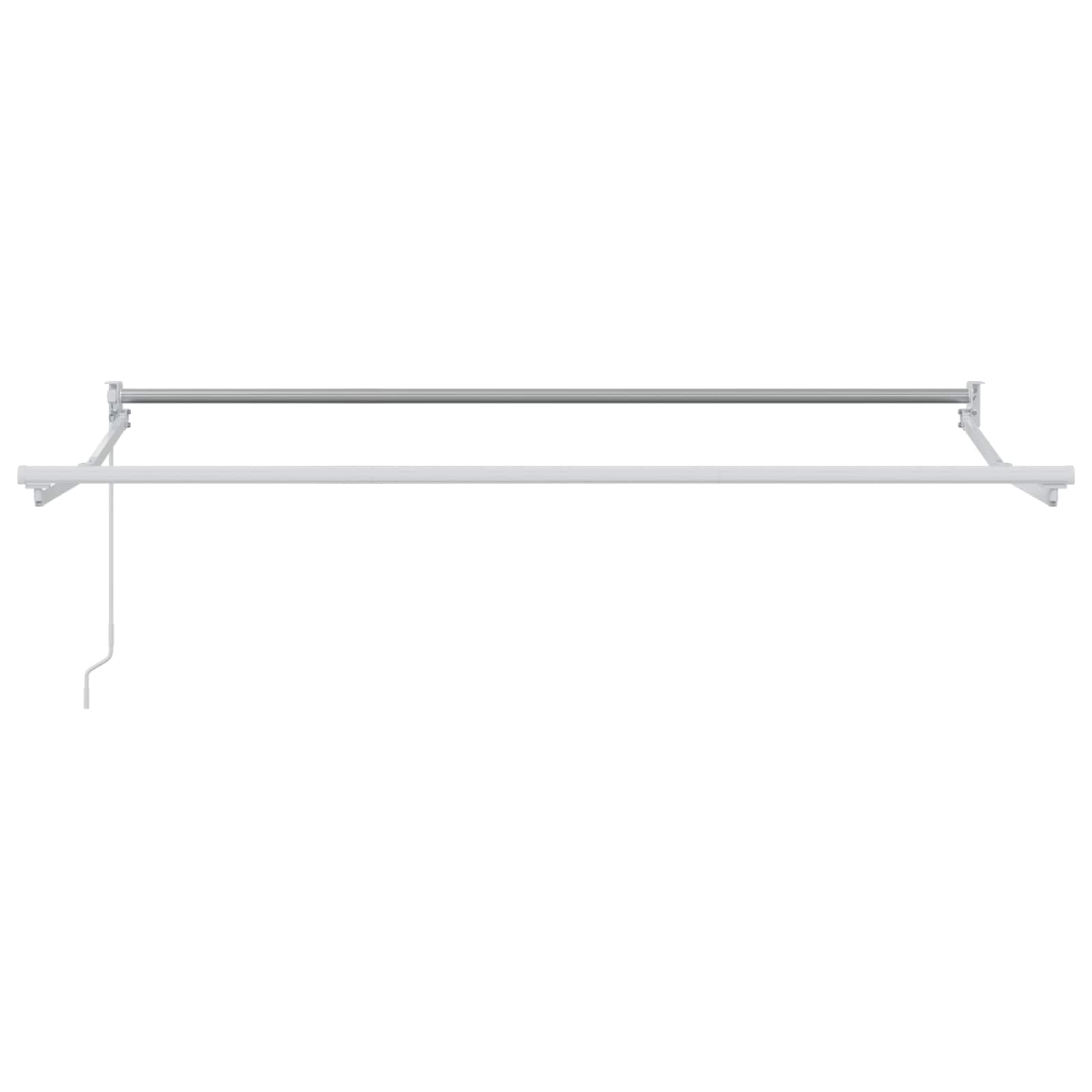 Uitschuifbare luifel Bordeauxrood 3,5 x 2 m – afbeelding 5
