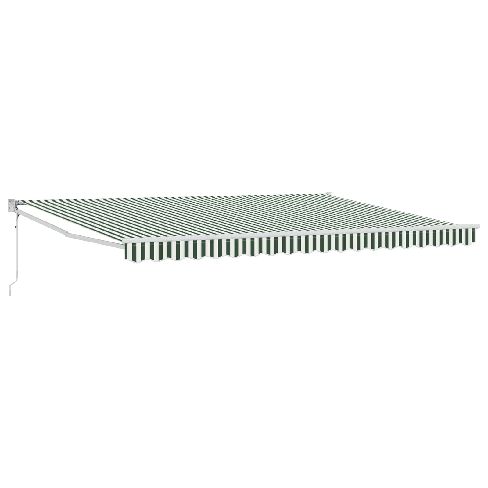 Markies Groen en Wit 4 x 2 m Polyester en Metaal – afbeelding 2