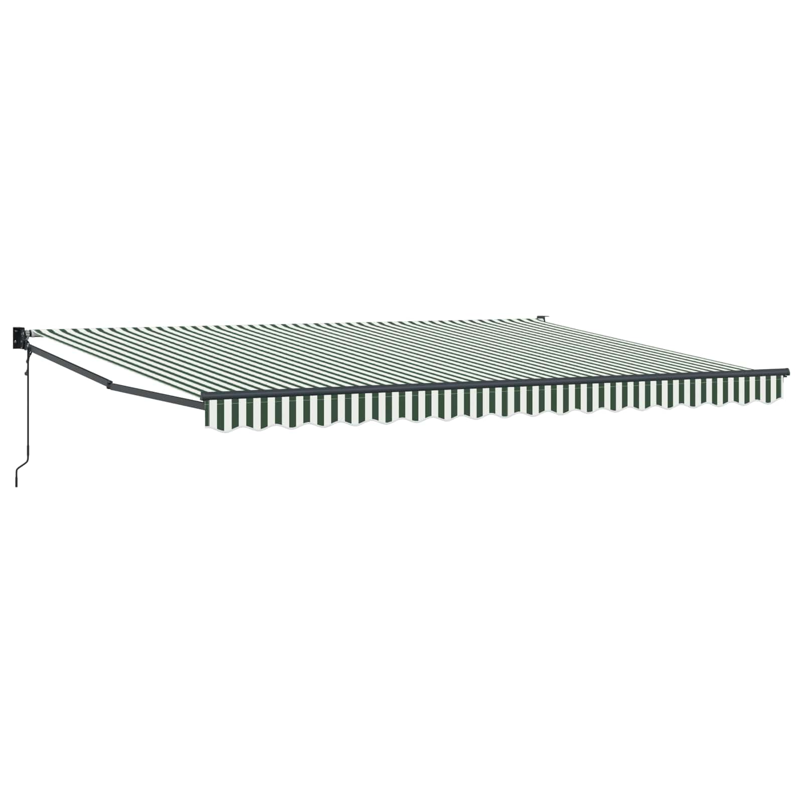 Markies Groen en Wit 4 x 2 m Polyester en Metaal – afbeelding 2